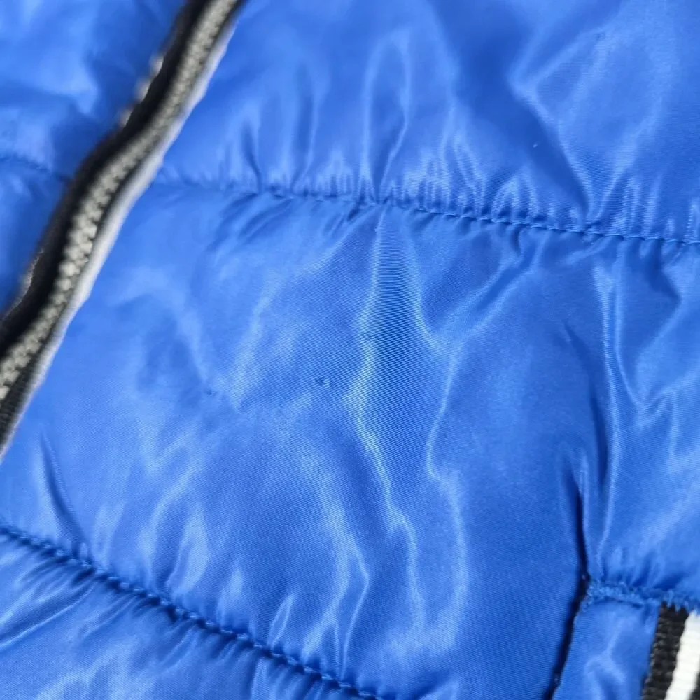 Calvin Klein Puffer Vest Boys Size 3T Blue Full Zip Pockets Layering Winter